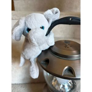 Gray Elephant Plush with Wrap‑Together Hands – Cute Hanging Toy